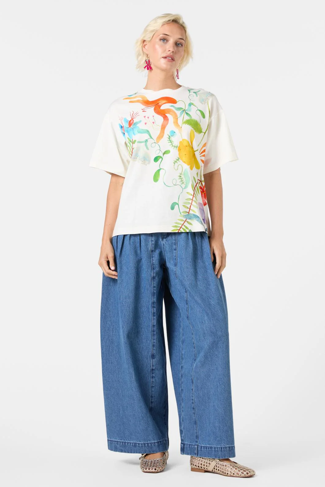 Leafy Lessons Oversized Tee