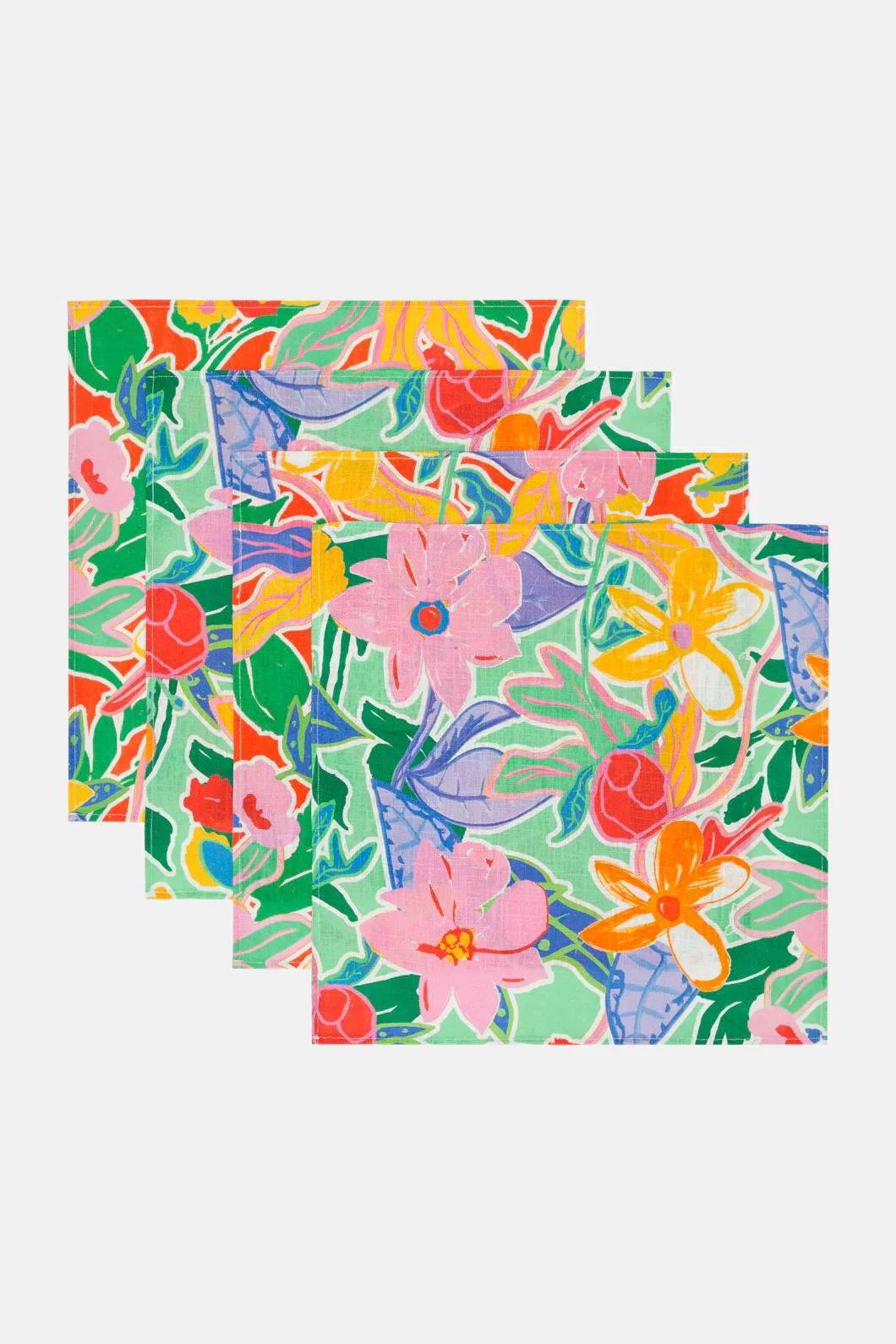 Floweret Napkin Set 4