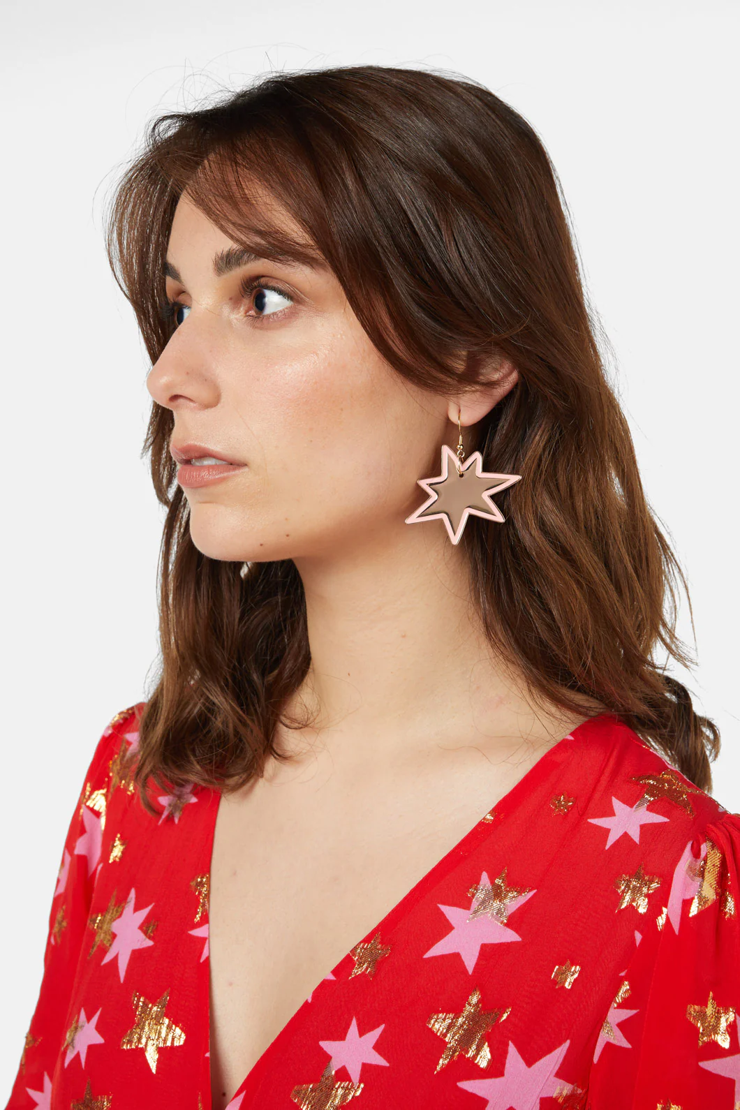 Love Star Gold Earrings
