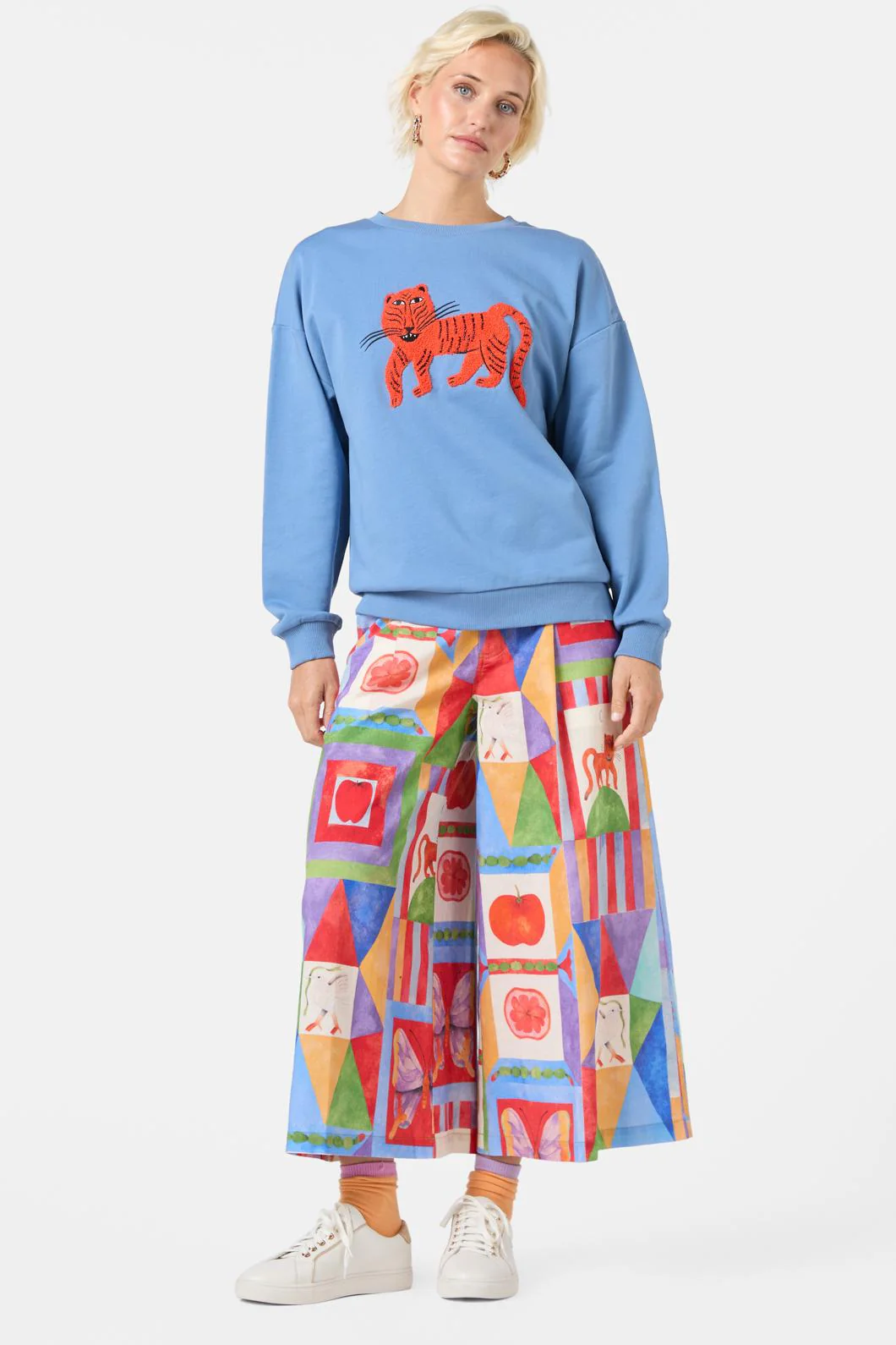 Fantasy Patchwork Tufted Sweat