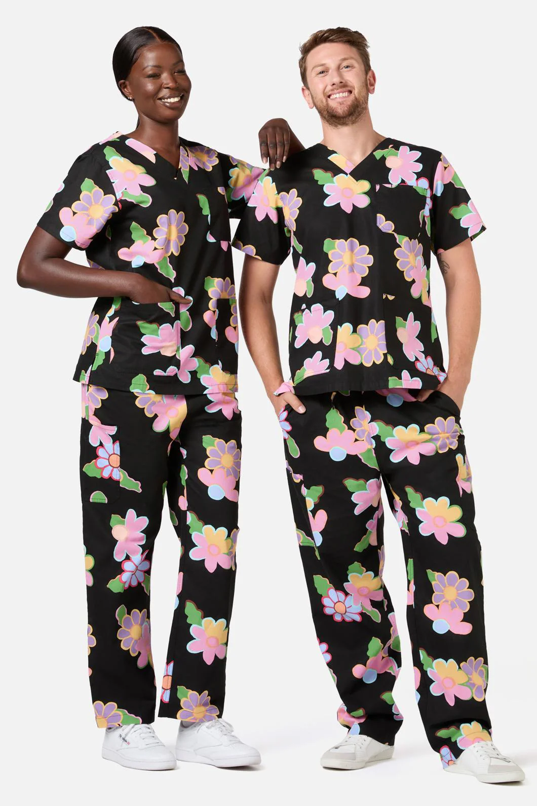 Floral Pop Scrub Set