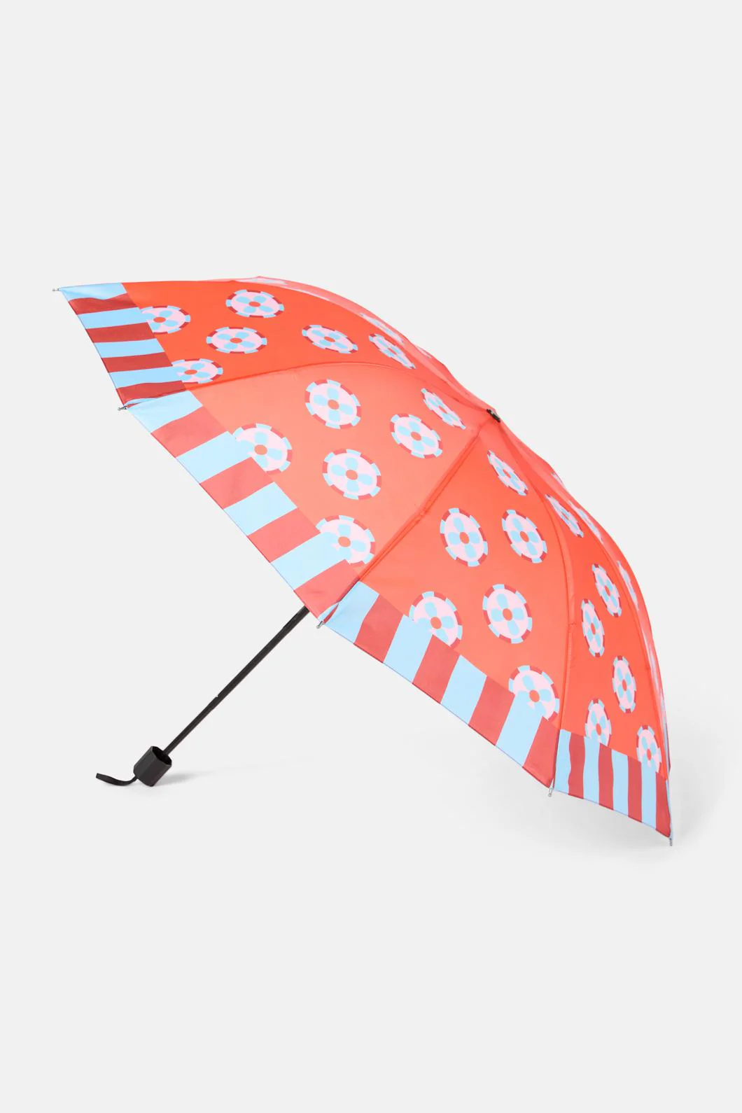 Blue Flower Umbrella