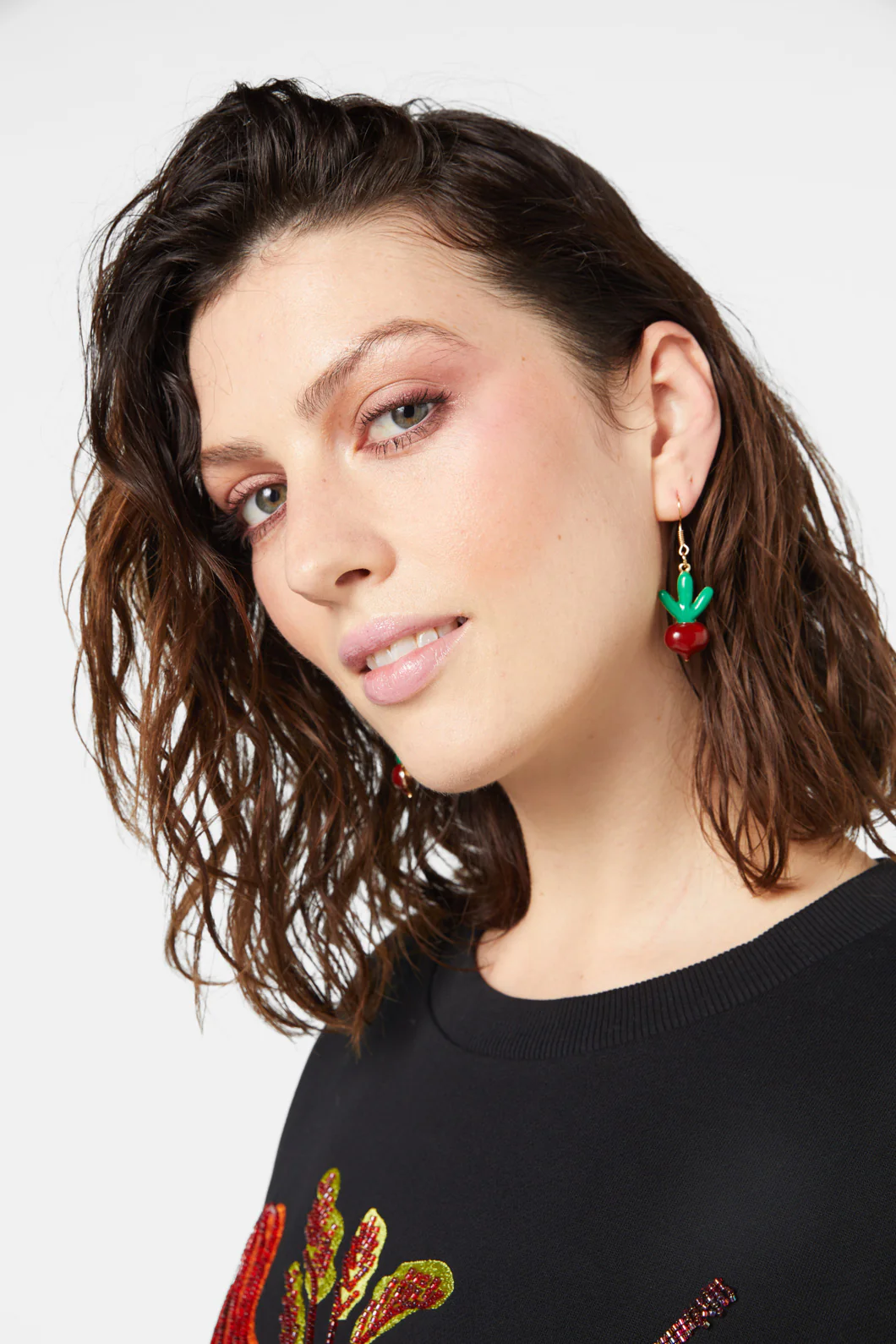 Beetroot Earrings