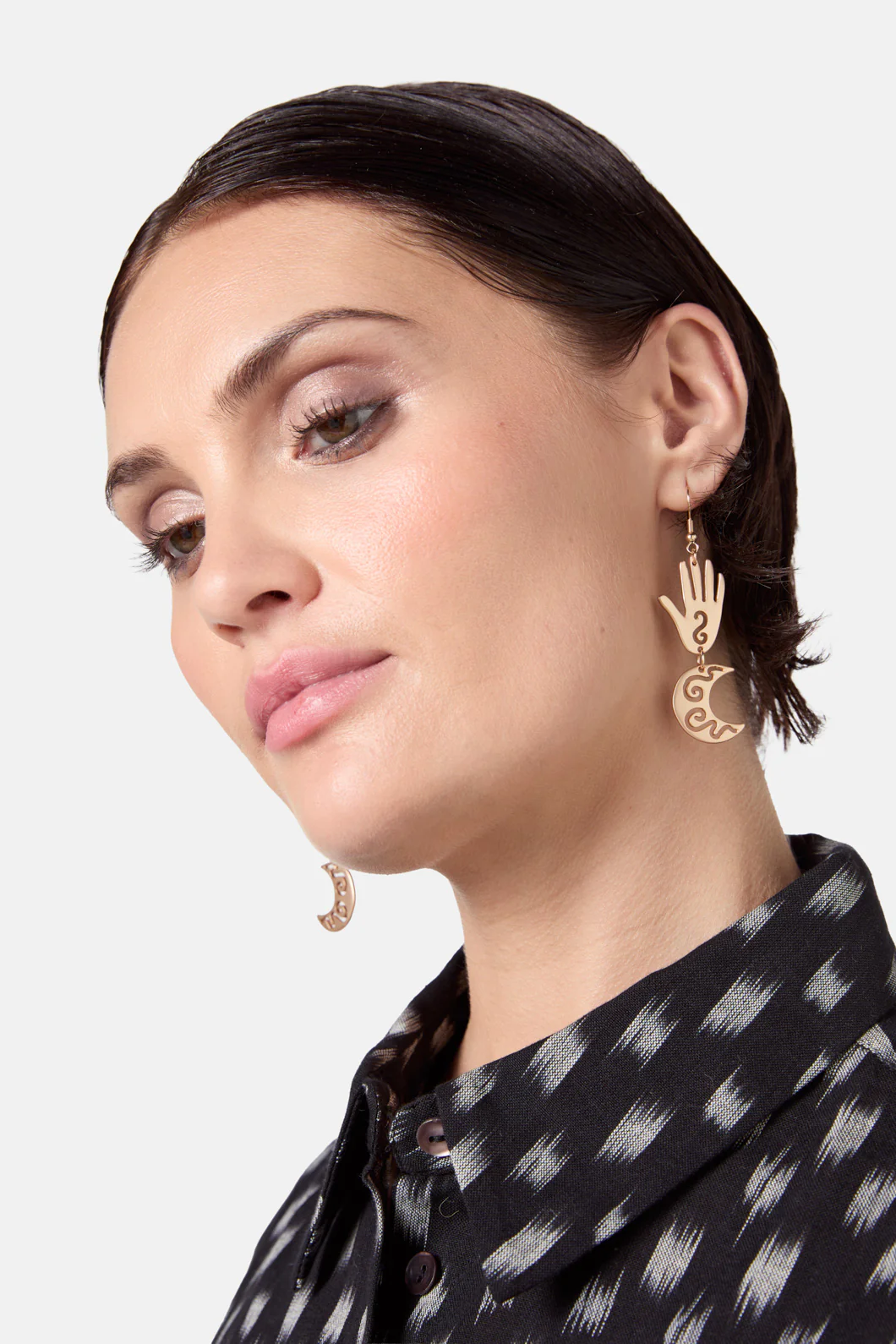 Talk To The Hand Earring