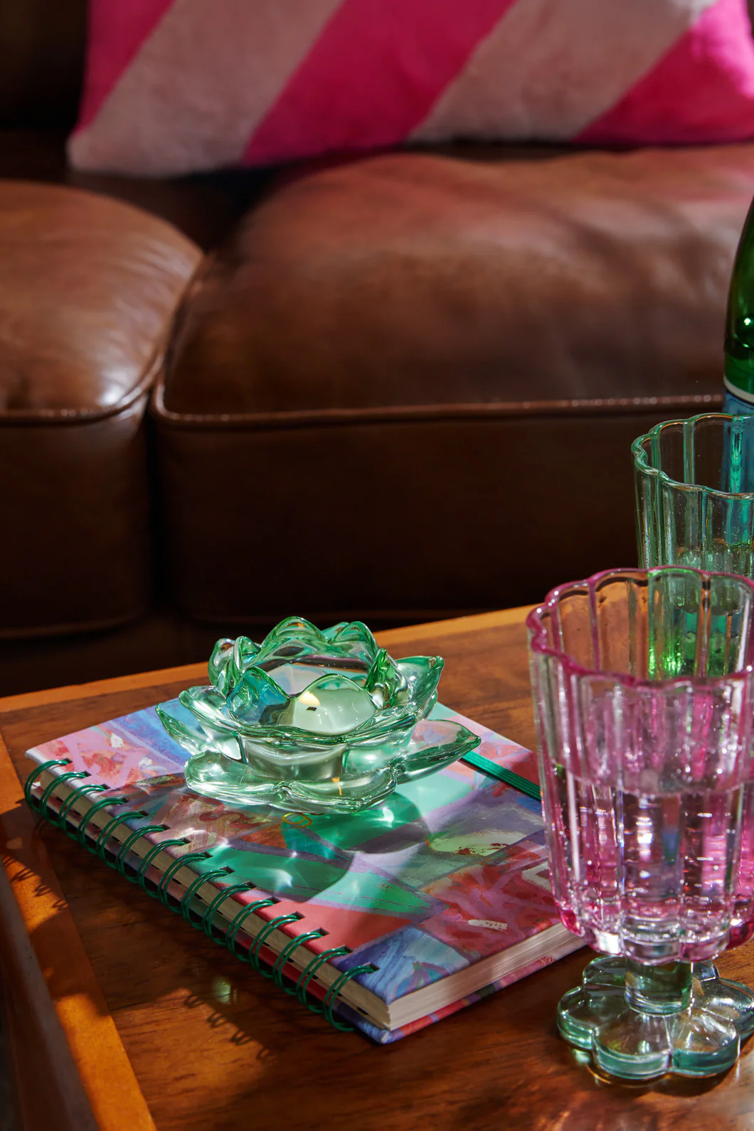 Lotus Glass Votive