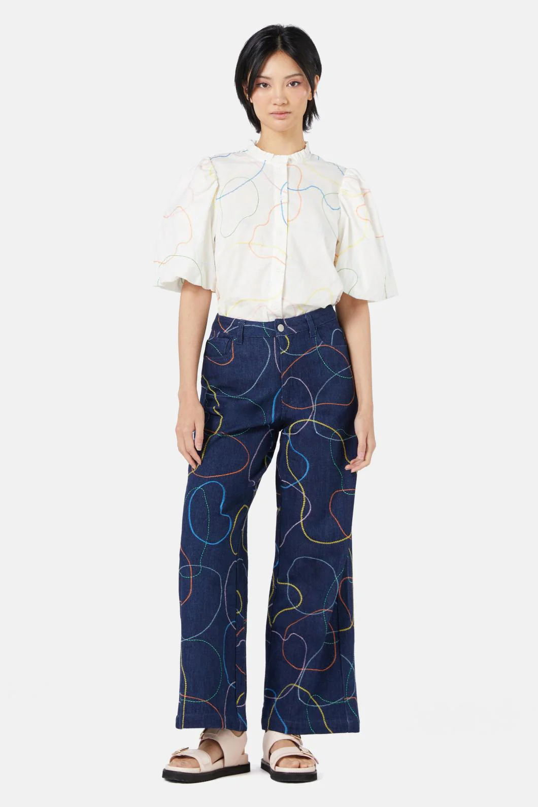 Taking A Trip Embroidered Shirt