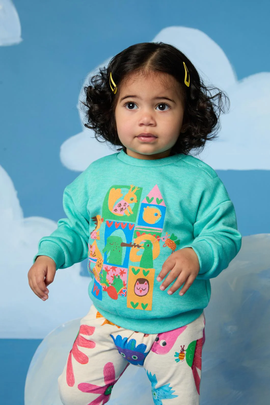 Looking Out Baby Sweater