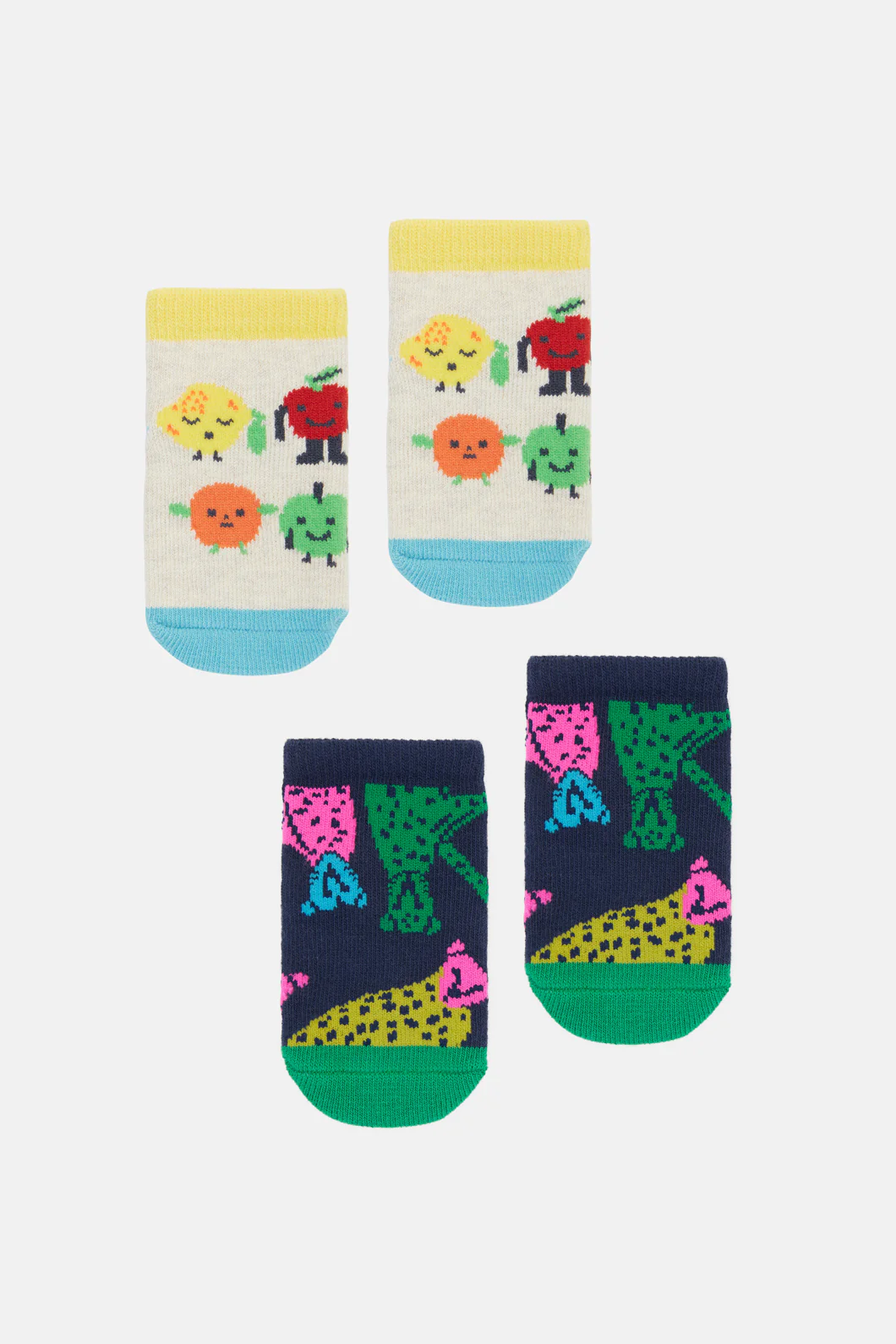 Leopards Baby Sock 2 Pr Pk