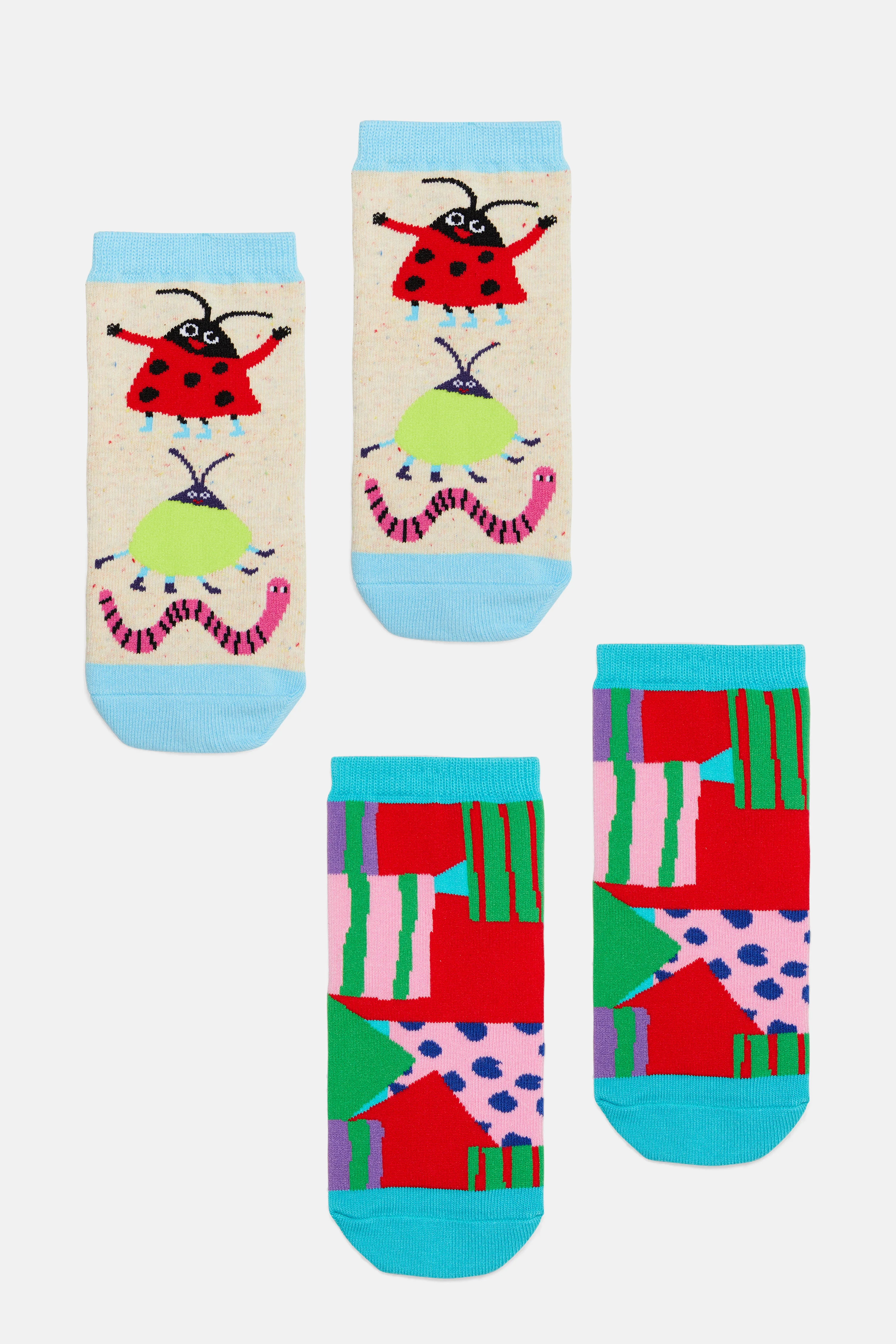 Blocky Kids Sock