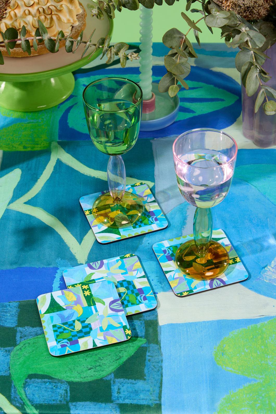 Leaves Coaster Set 4