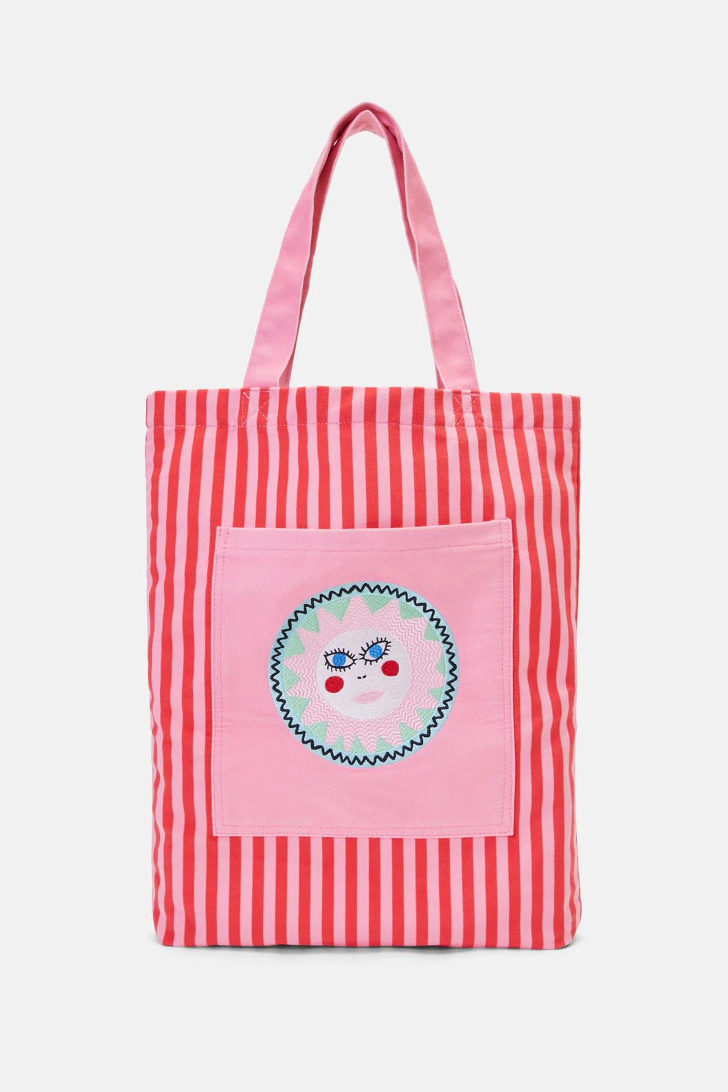 Stripe Plates Tote
