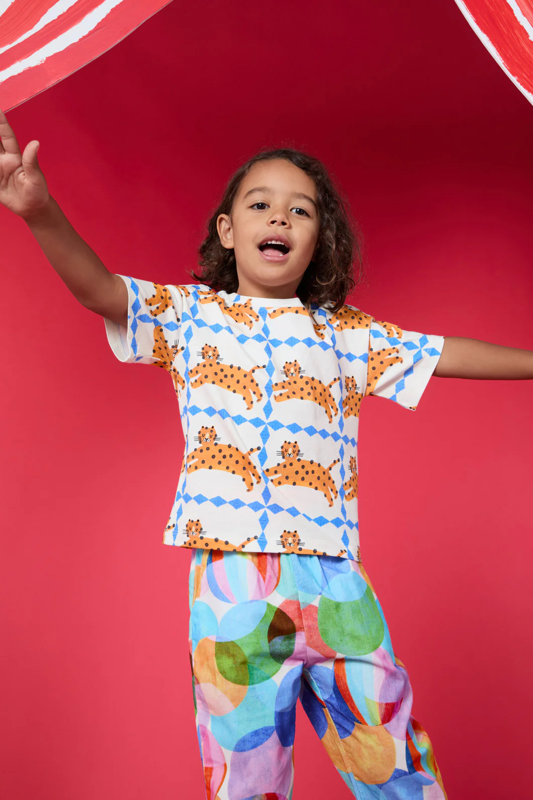 Leopard Kids SS Tee