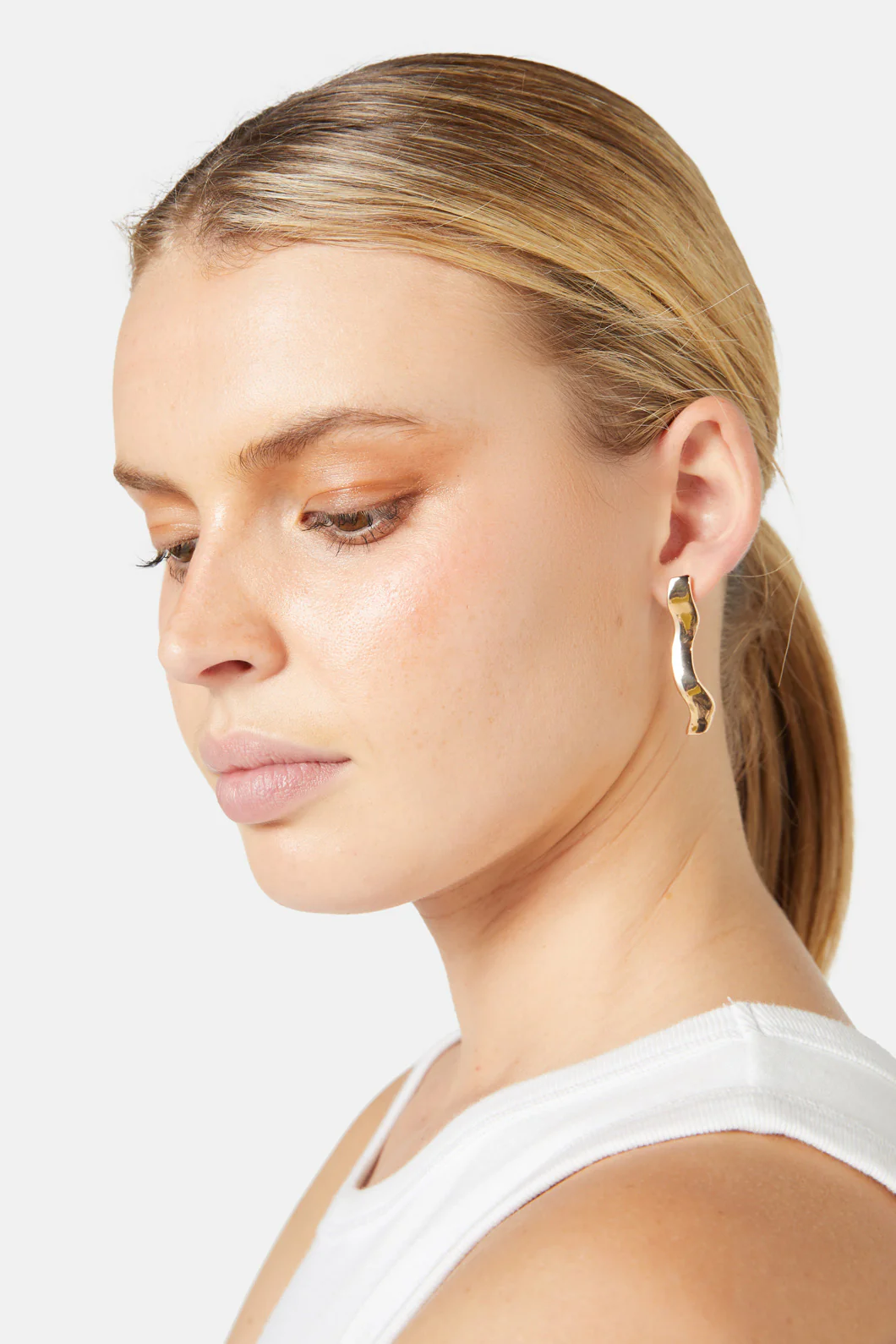 Golden Stripe Earrings