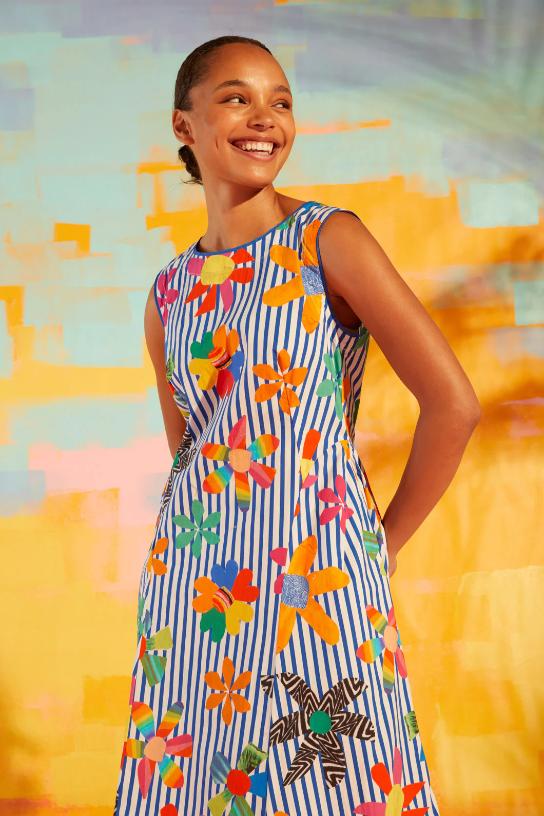 Rainbow Flower Dress