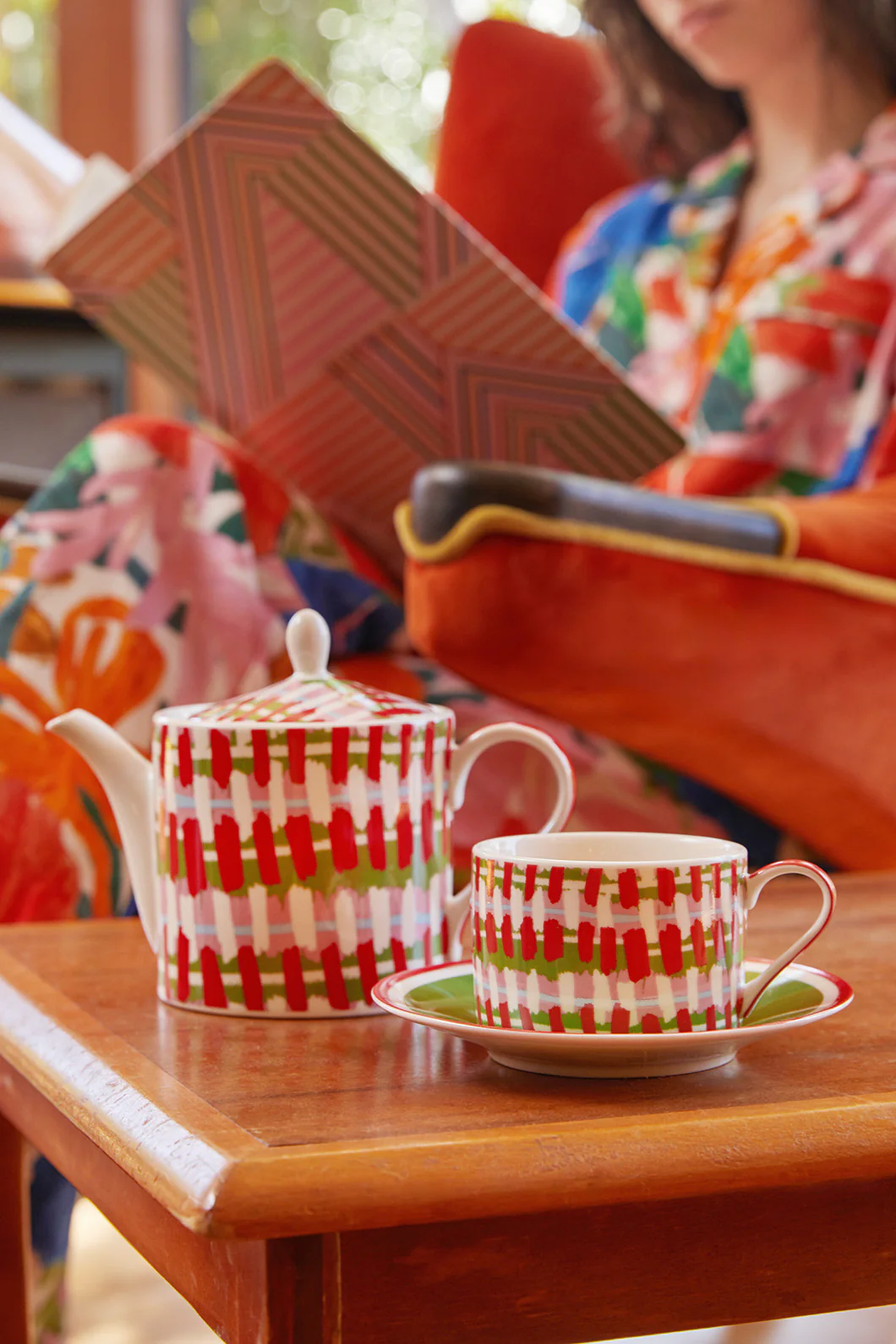Harlequin Tea Cup Set