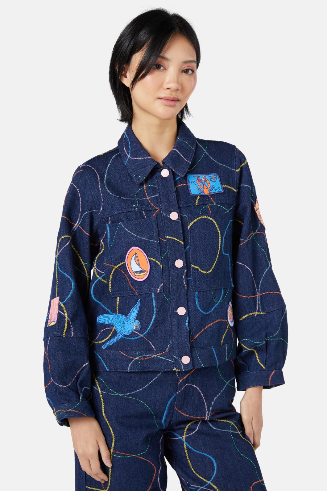 Taking A Trip Embroidered Jacket