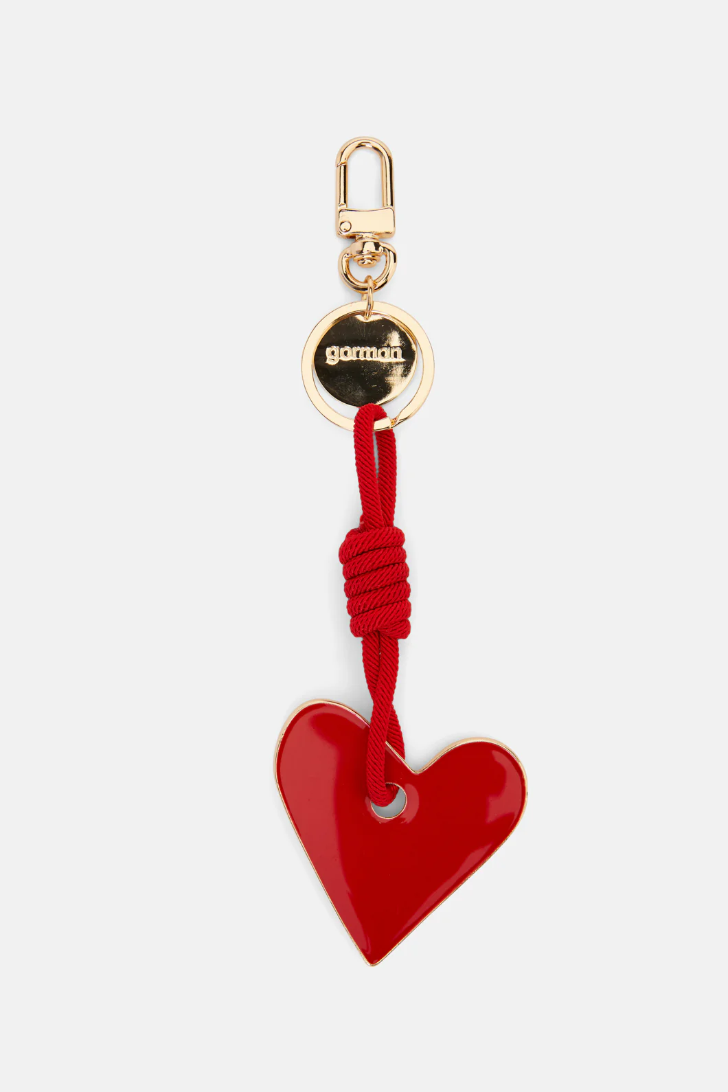 Heart Charm Keyring