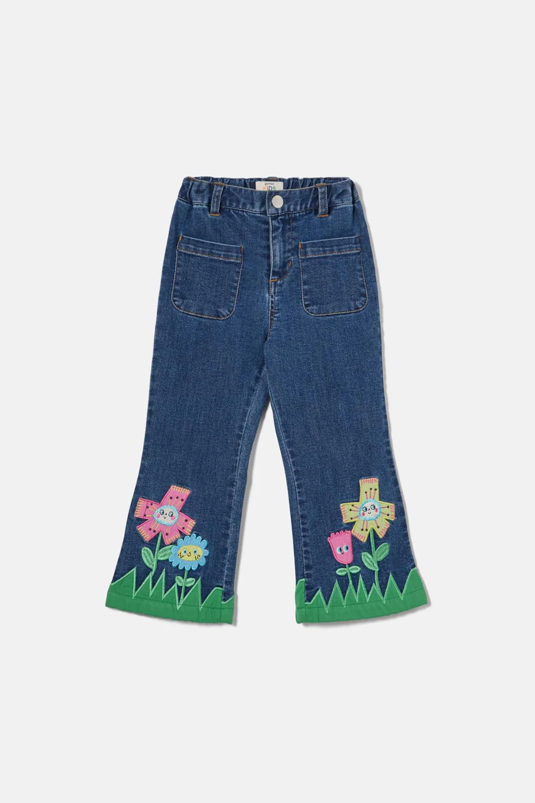 Happy Floral Kids Jeans