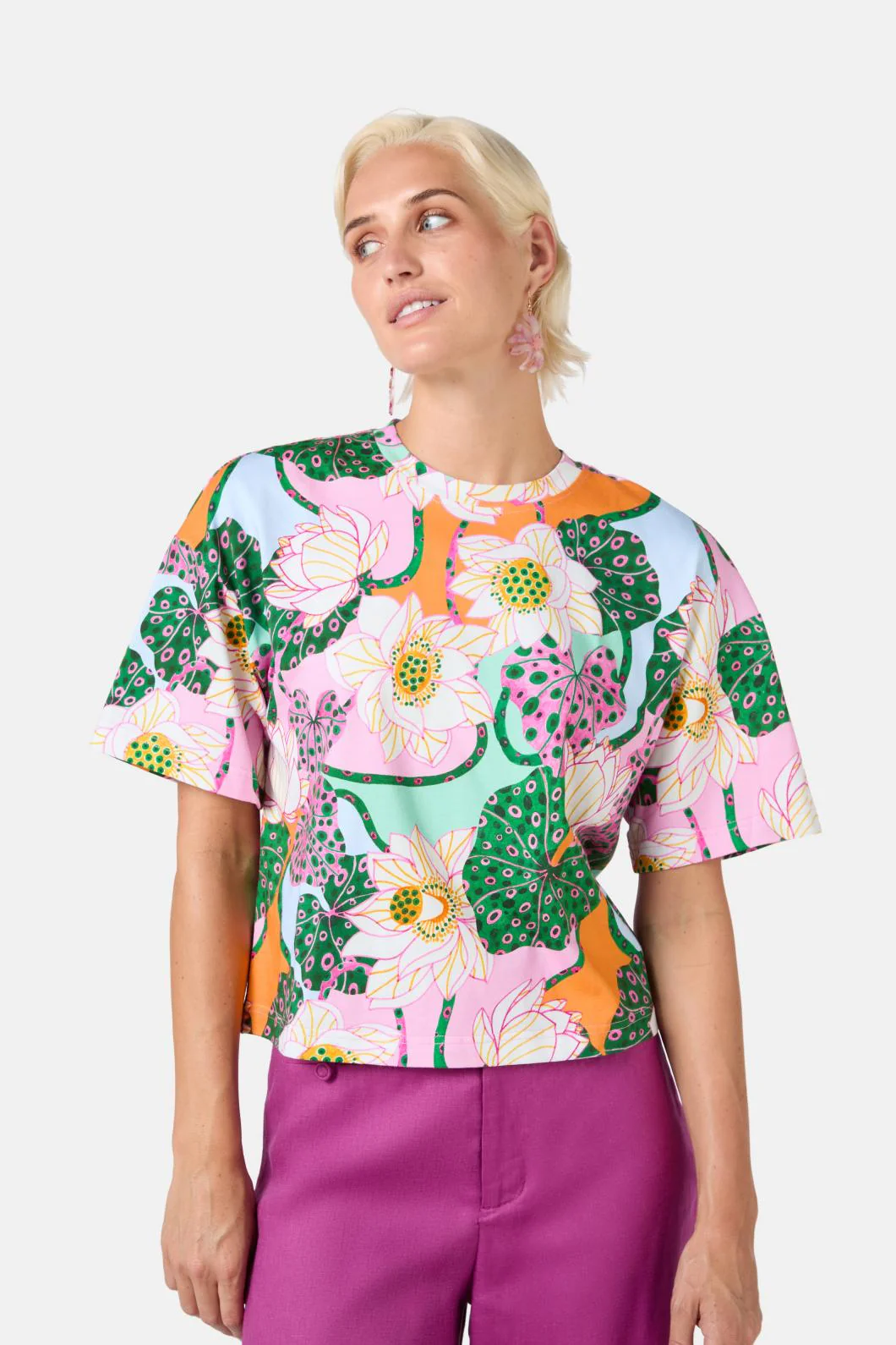 Lotus Leopard Tee