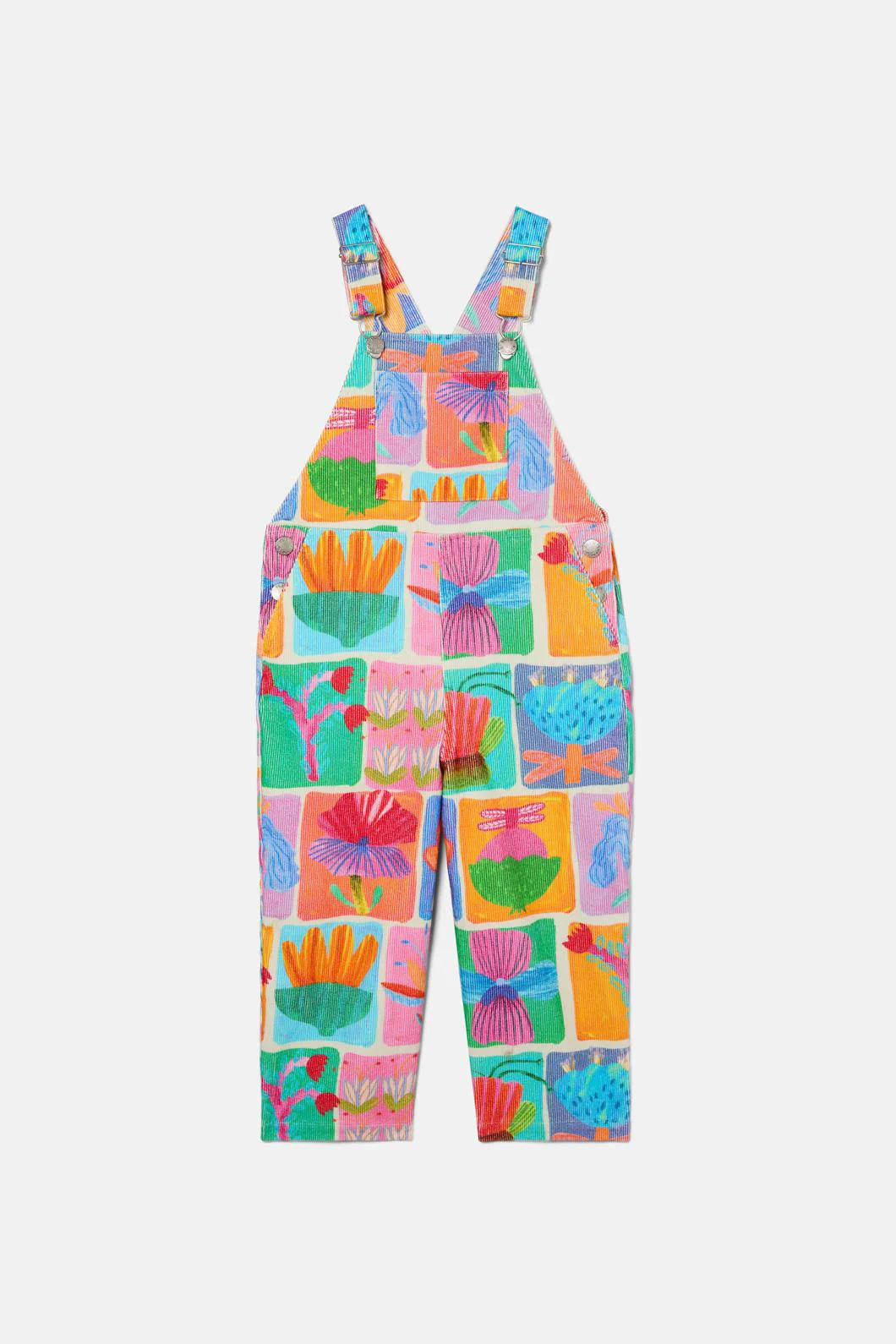 Wild Blooms Kids Overalls