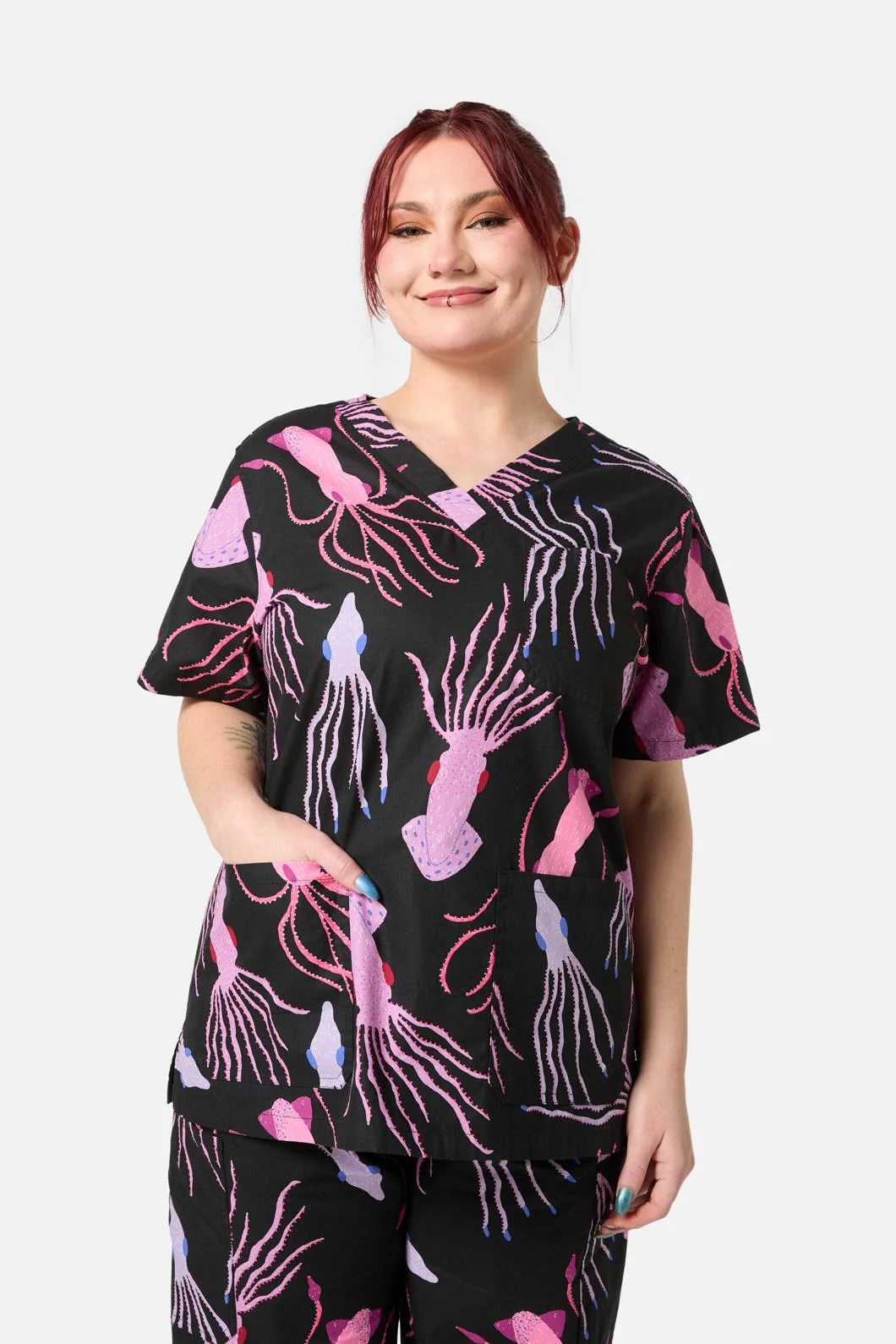 Giant Squid Scrub Set