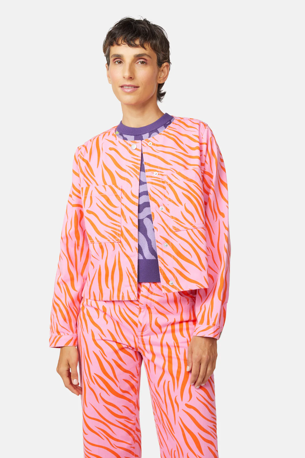 Pink Zebra Jacket