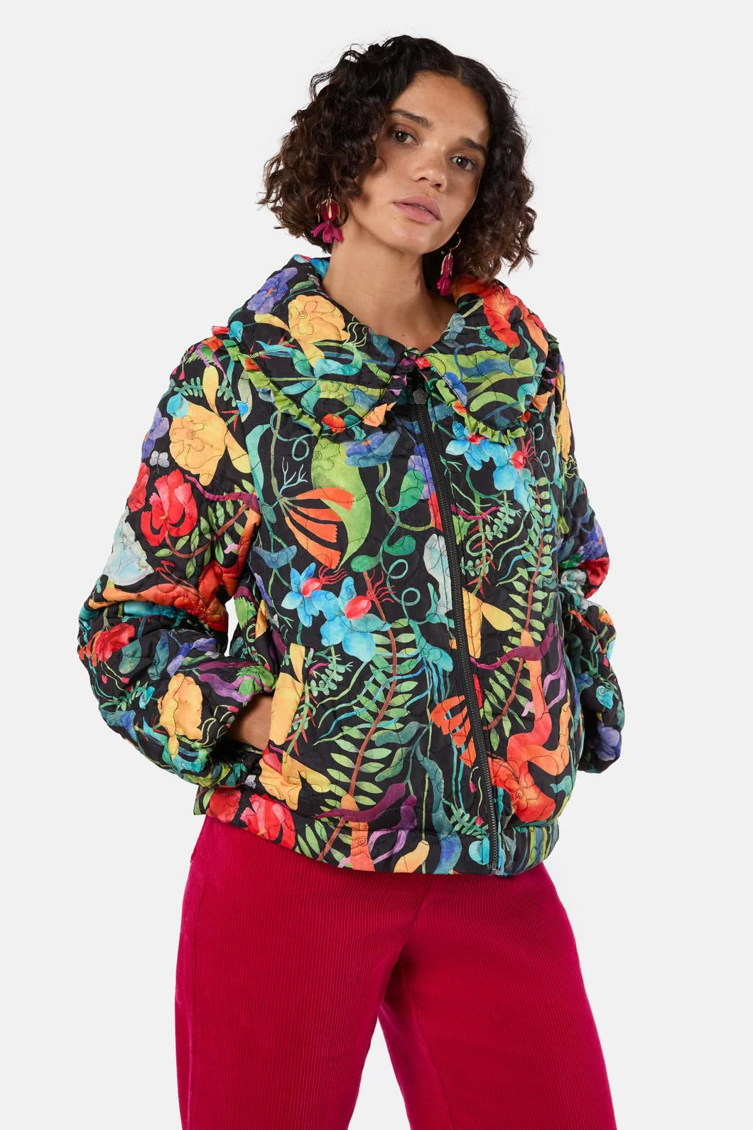 Leafy Lessons Quilted Jacket
