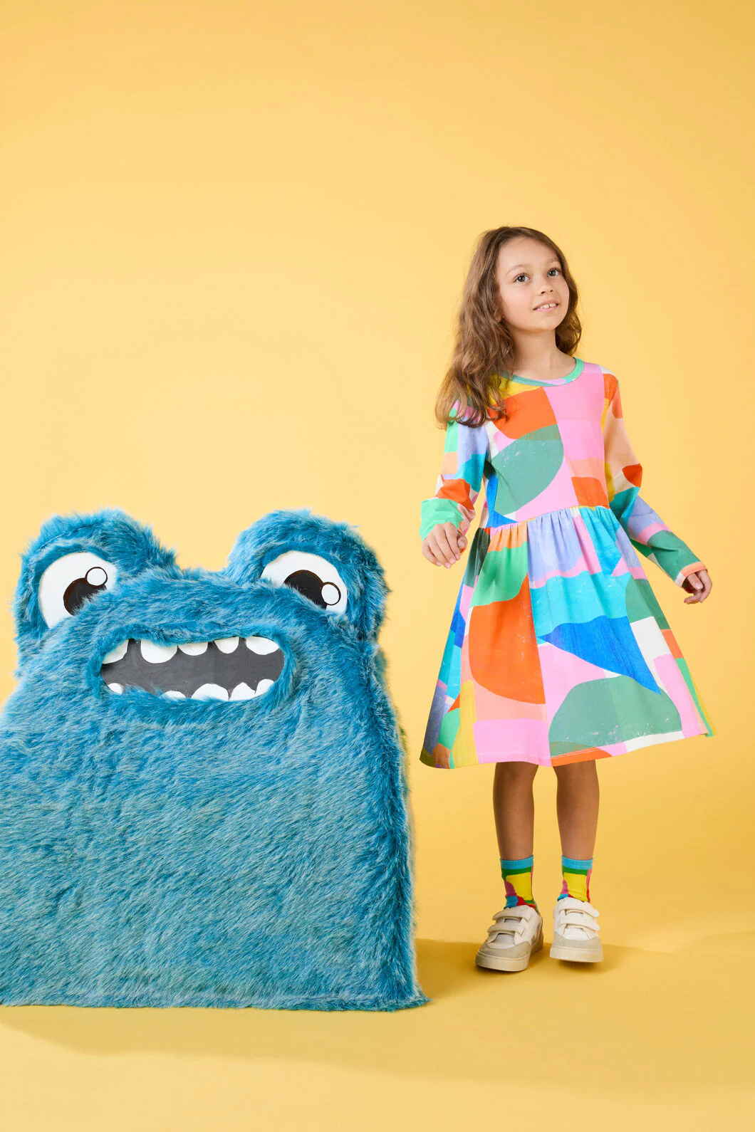 Graphic Geo Kids Dress
