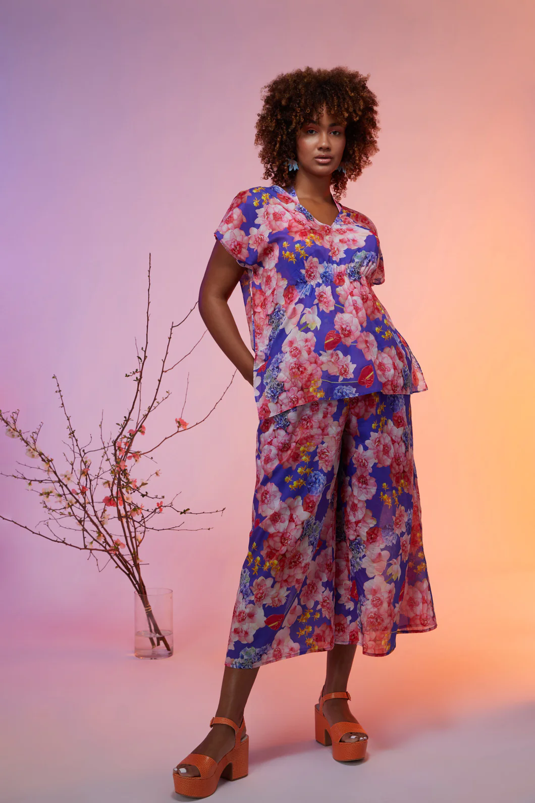 Lotus Kaftan Top