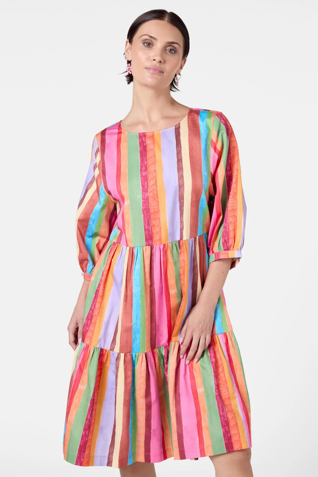 Technicolour Smock Dress