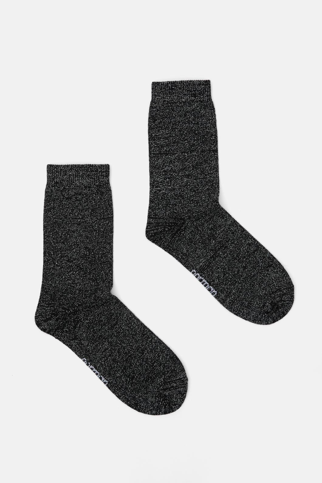 Black Wool Sock