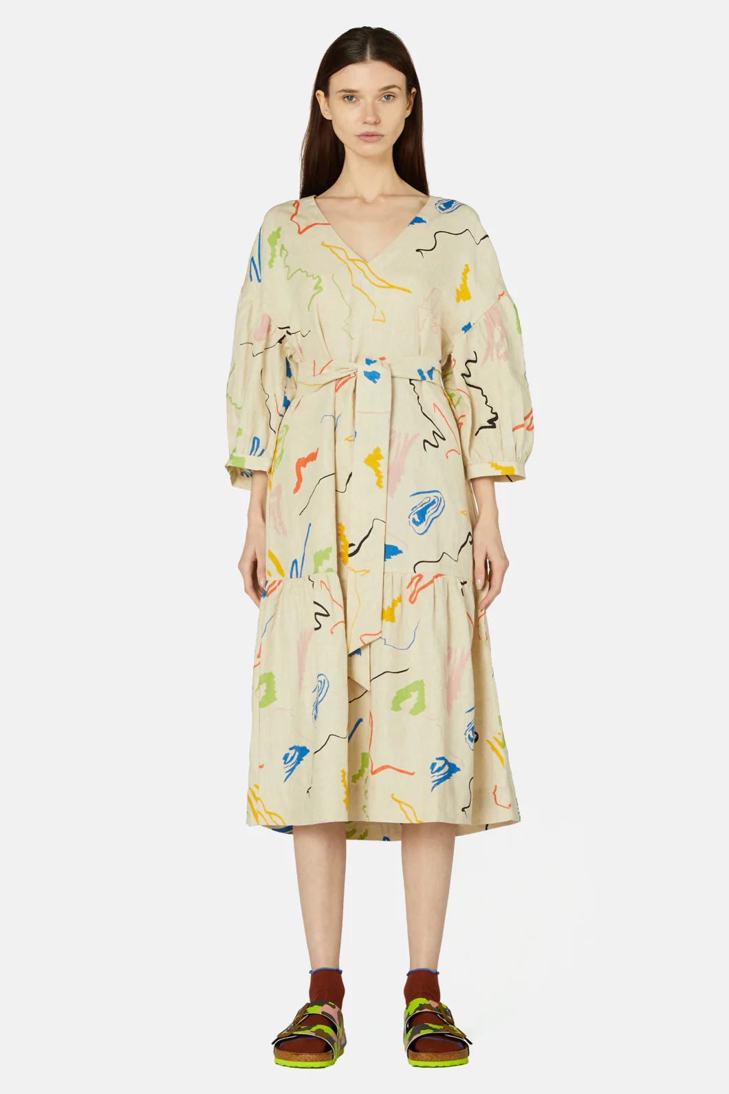 Thought Train Long Dress