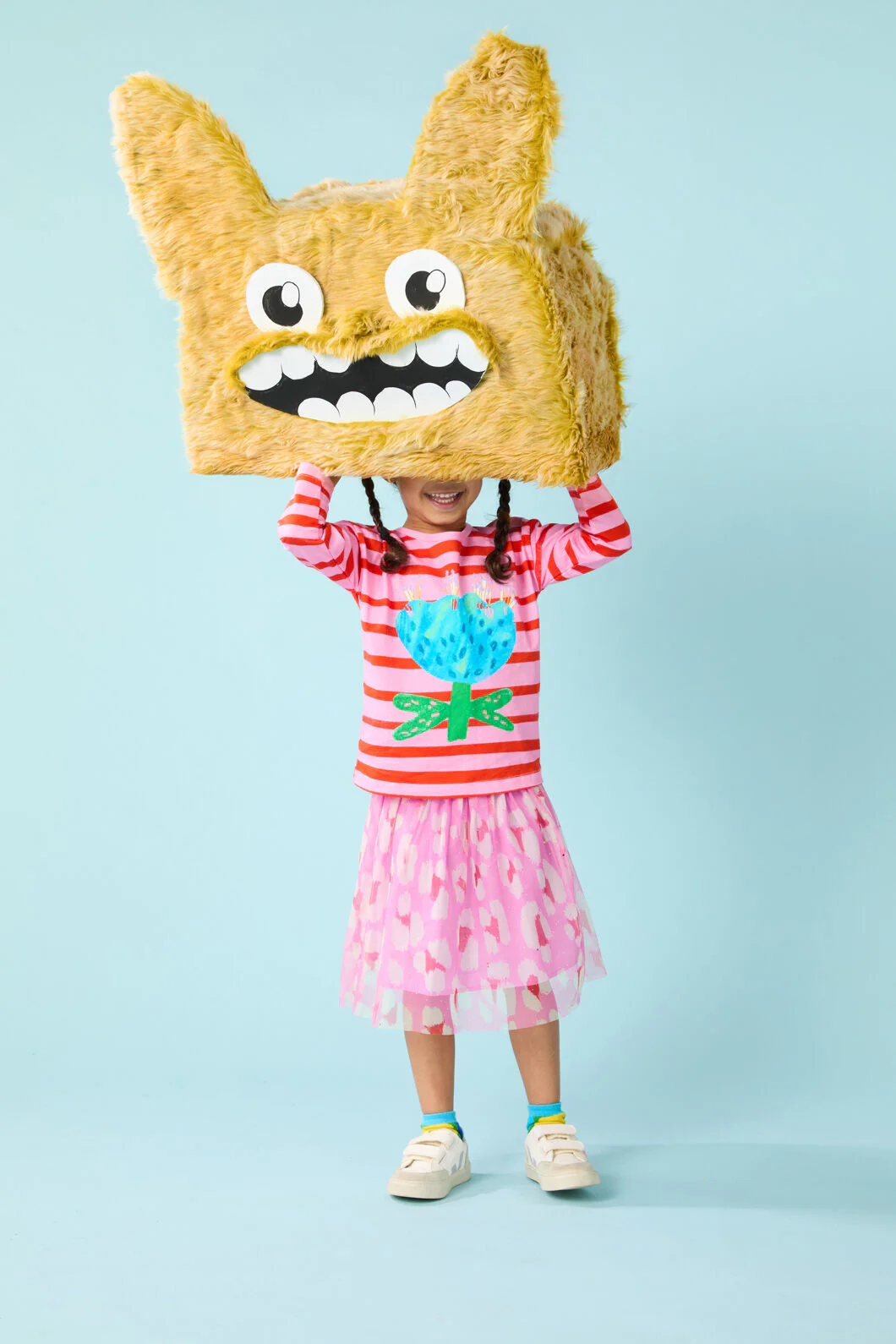 Wildflower Stripe Kids LS Tee
