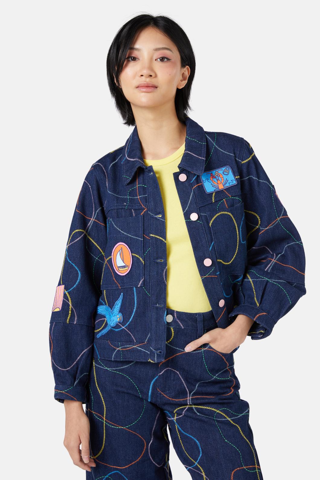 Taking A Trip Embroidered Jacket