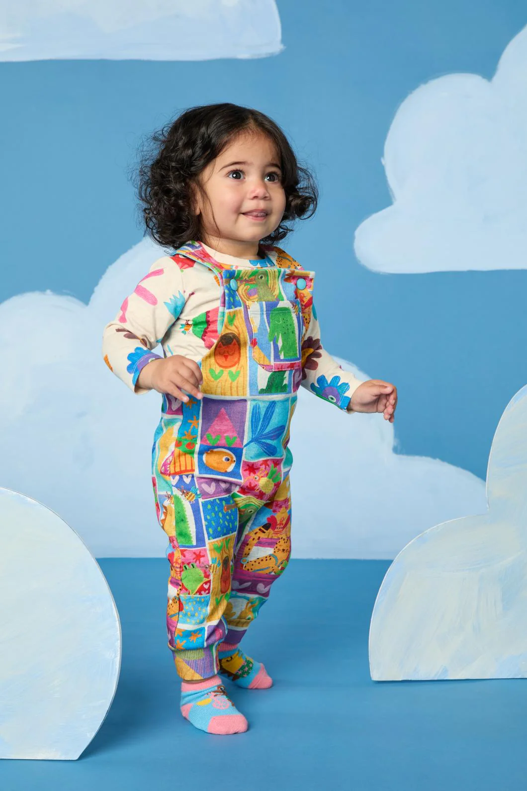 Looking Out Baby Overalls