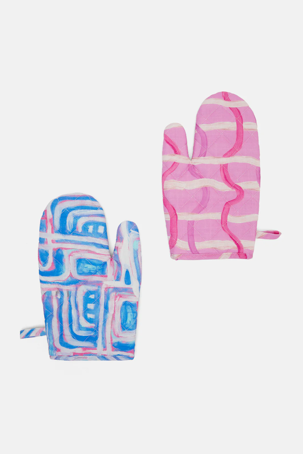 Sapphire Oven Mitt Set 2