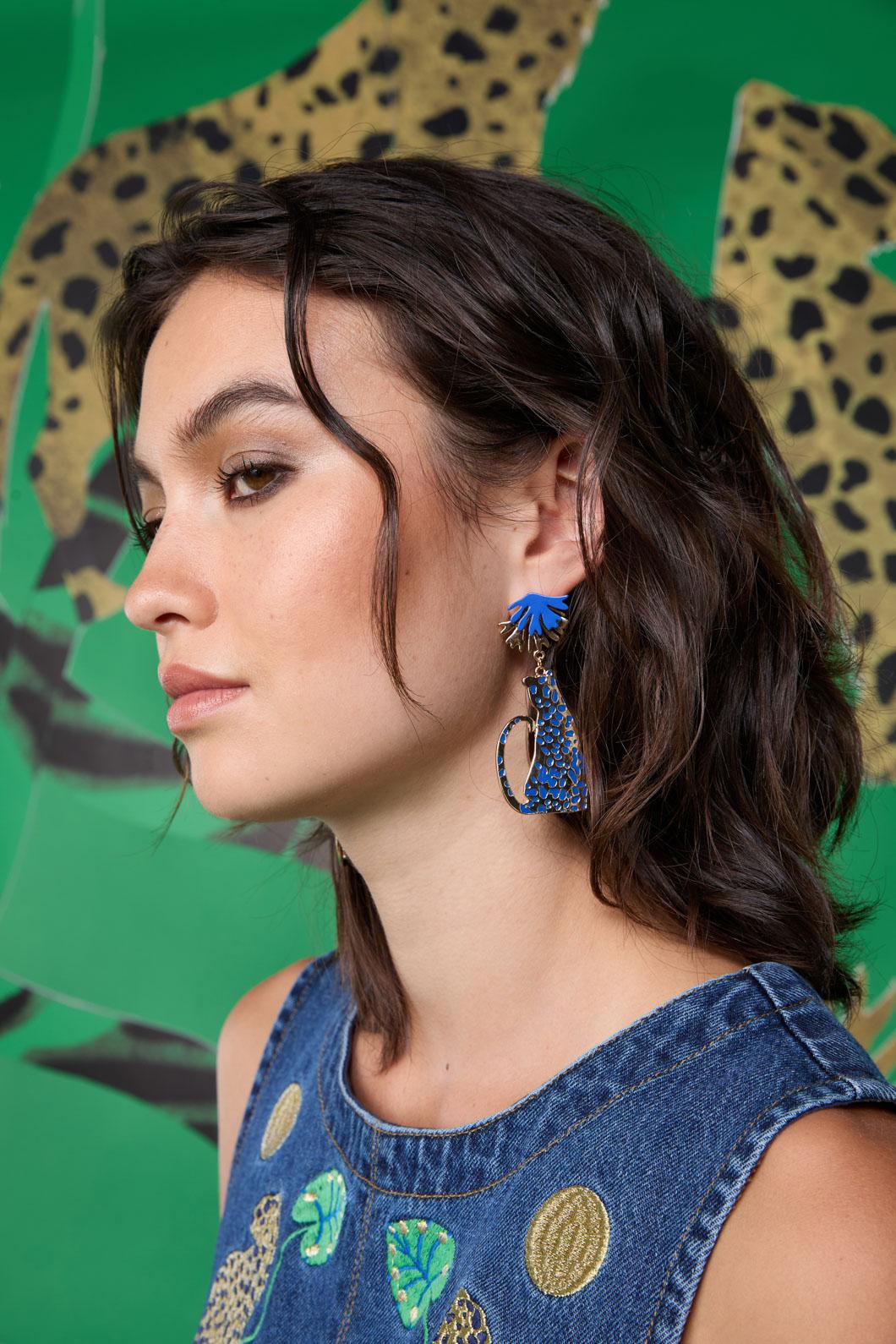 Guardian Leopard Earring