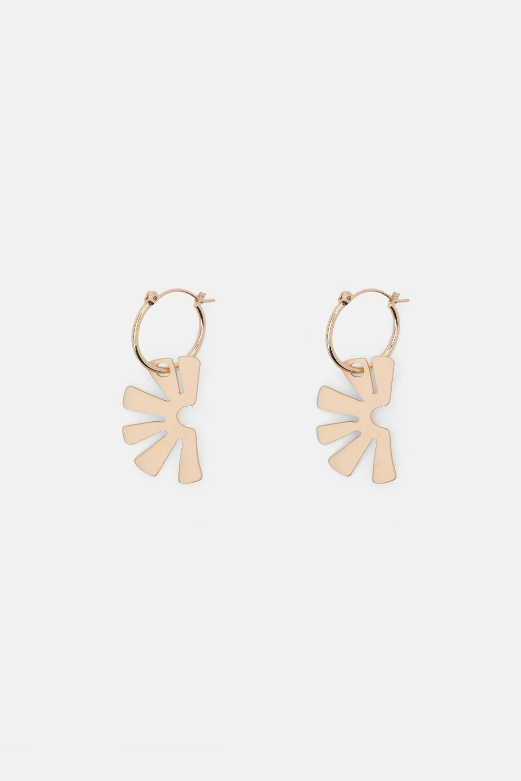 Gold Jade Earring