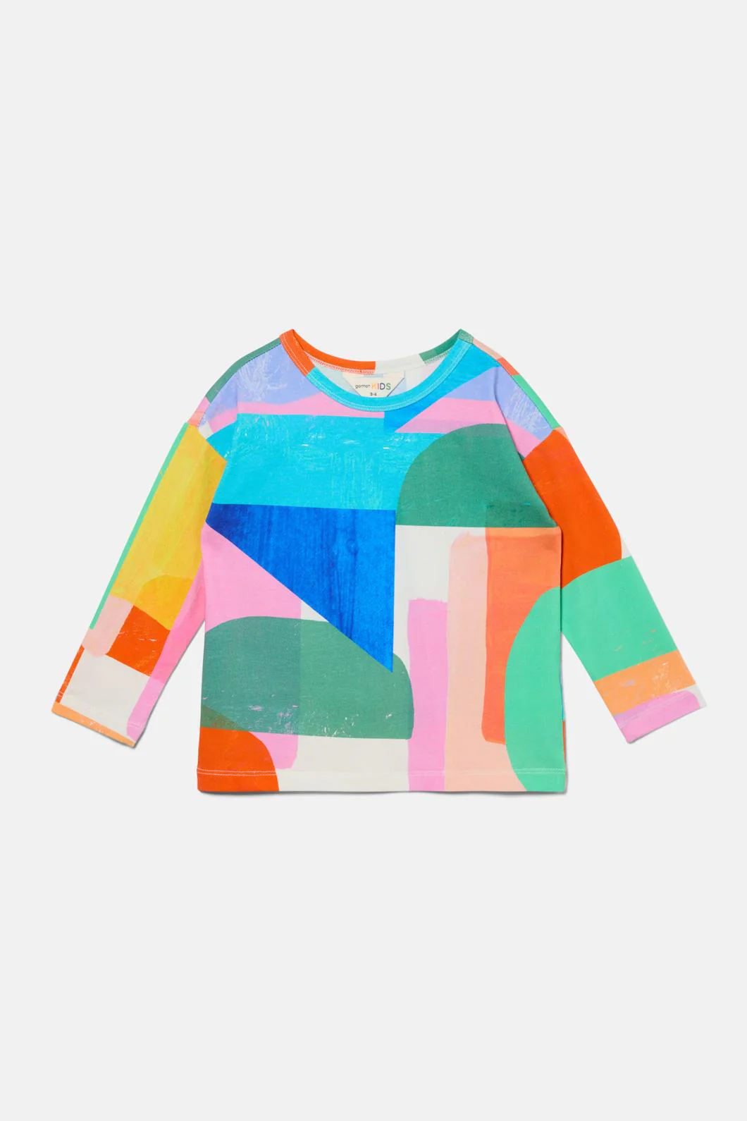 Graphic Geo Kids LS Tee