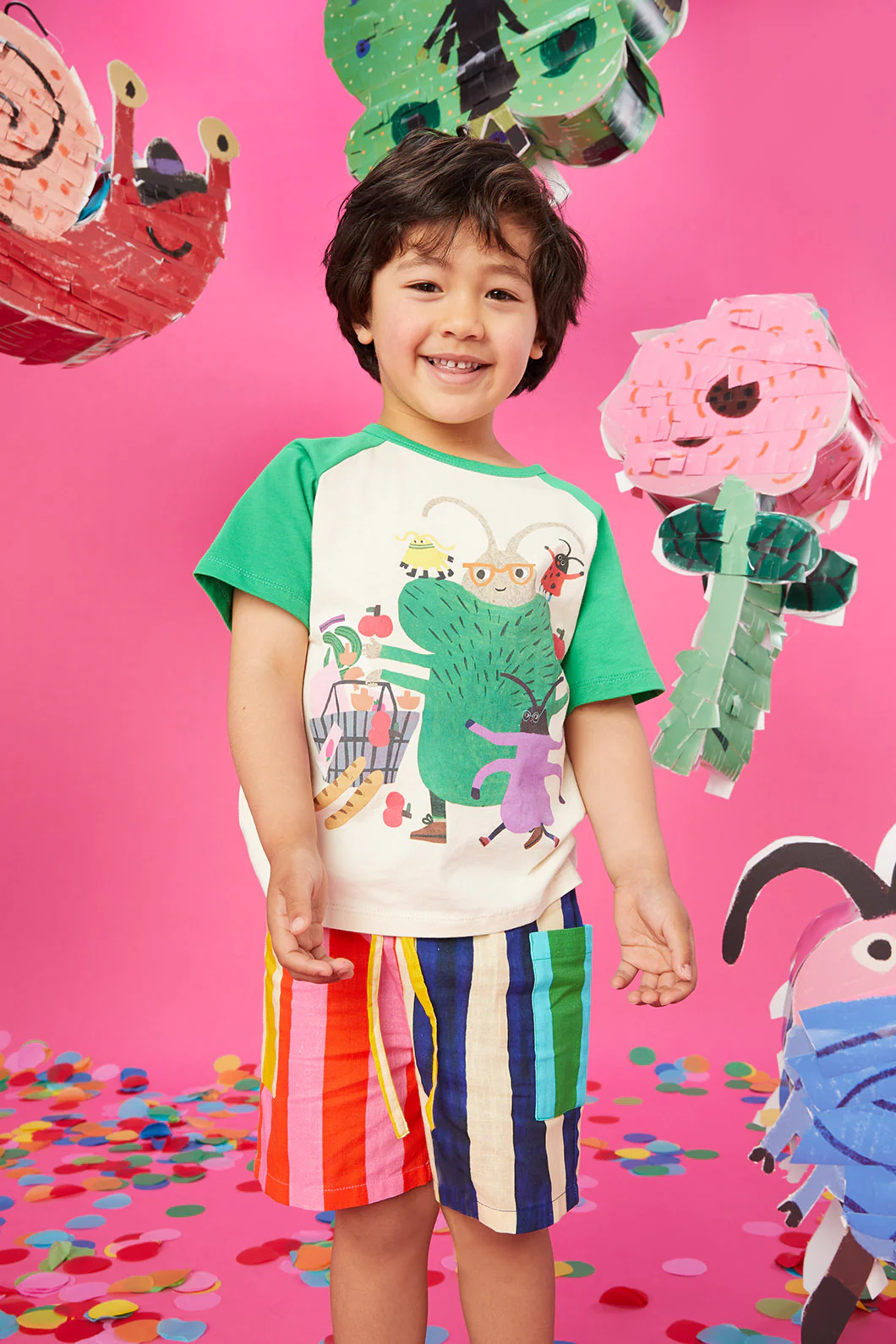 Beetle Kids SS Raglan Tee