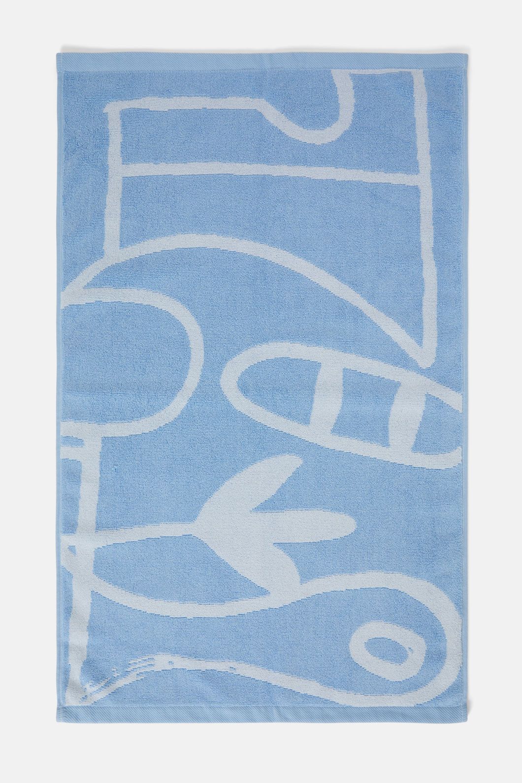 Speechless Blue Bath Mat