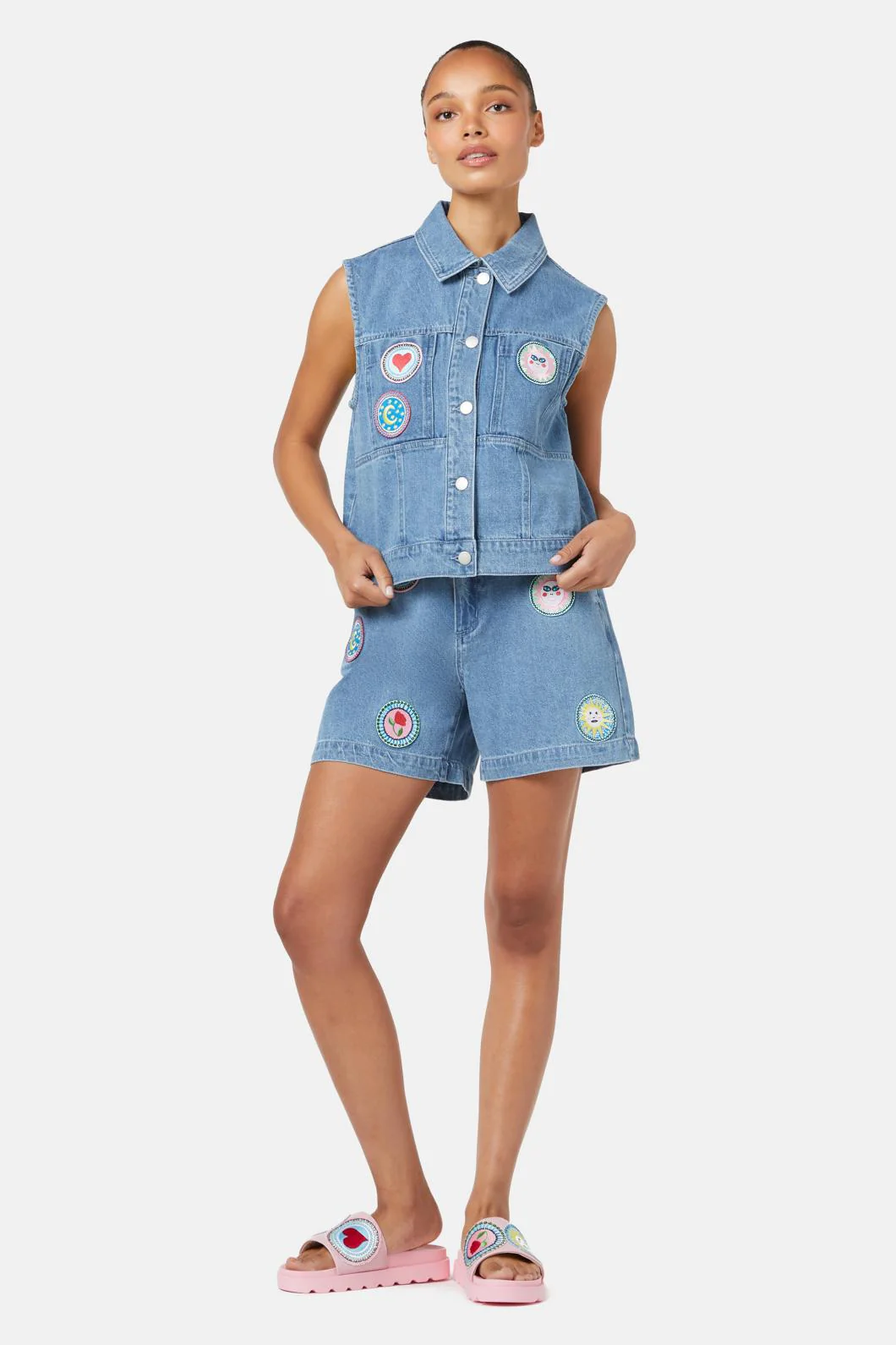 Bring A Plate Denim Vest