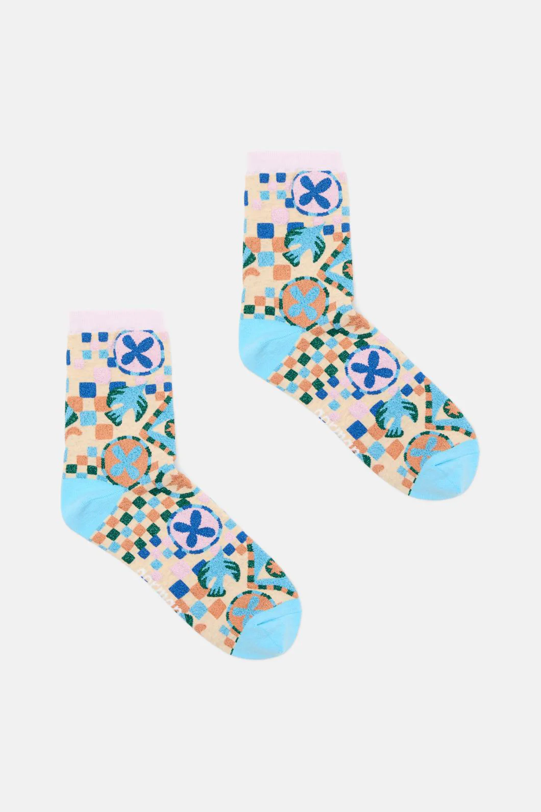 Renaissance Check Sock