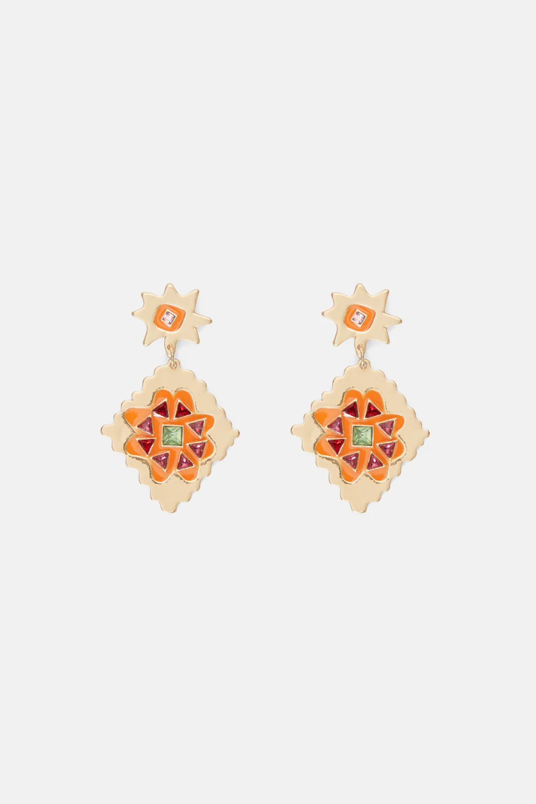Magic Carpet Gold Earrings