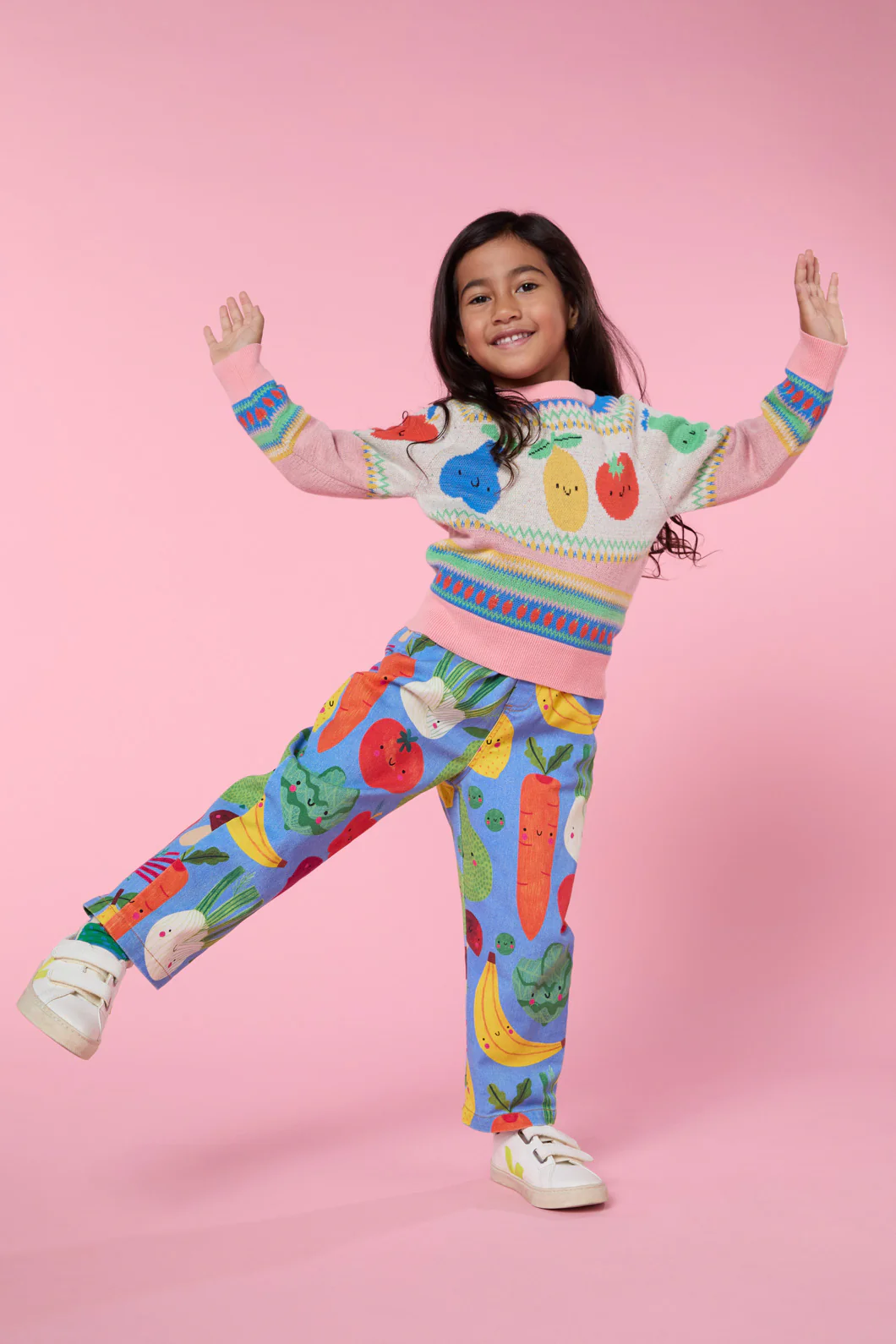 Veggies Kids Raglan Knit