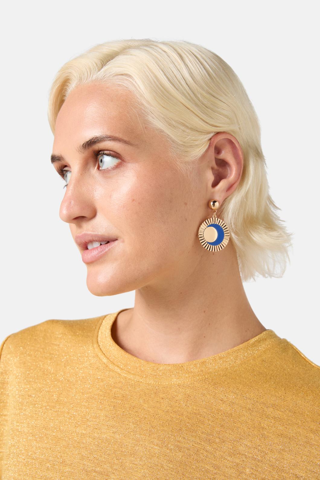 Blue Moon Earring