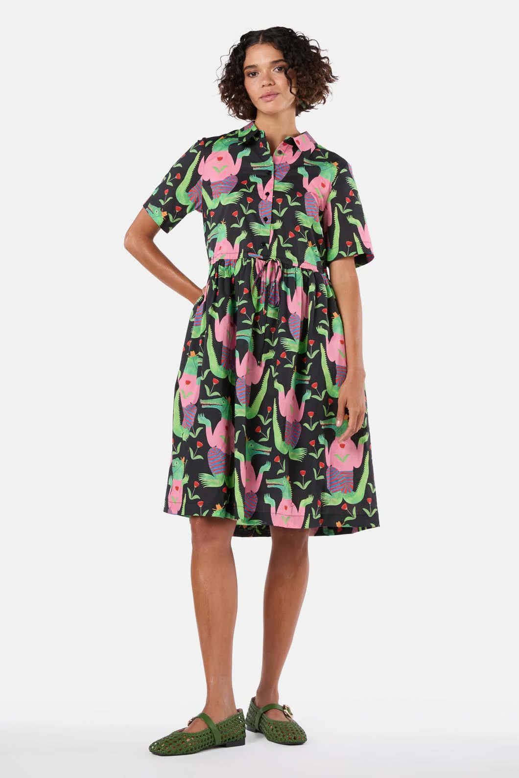 Chomp Shirt Dress