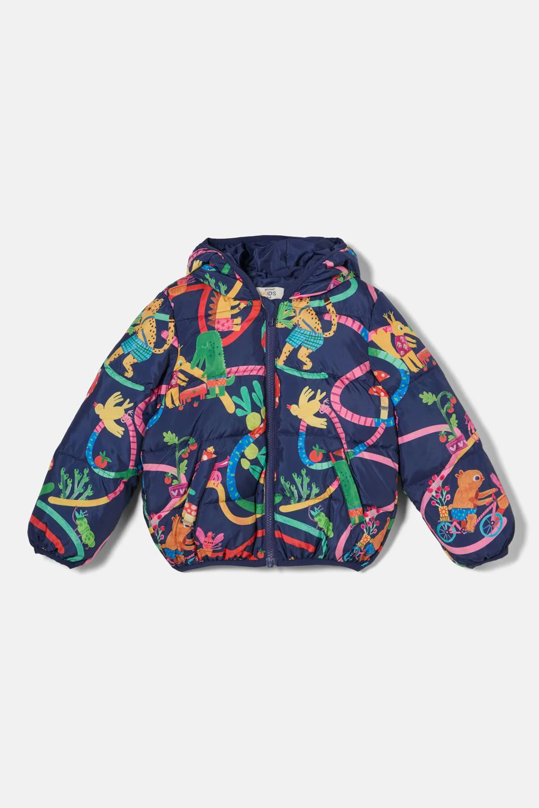 Riding Swirl Kids Puffer Jacket