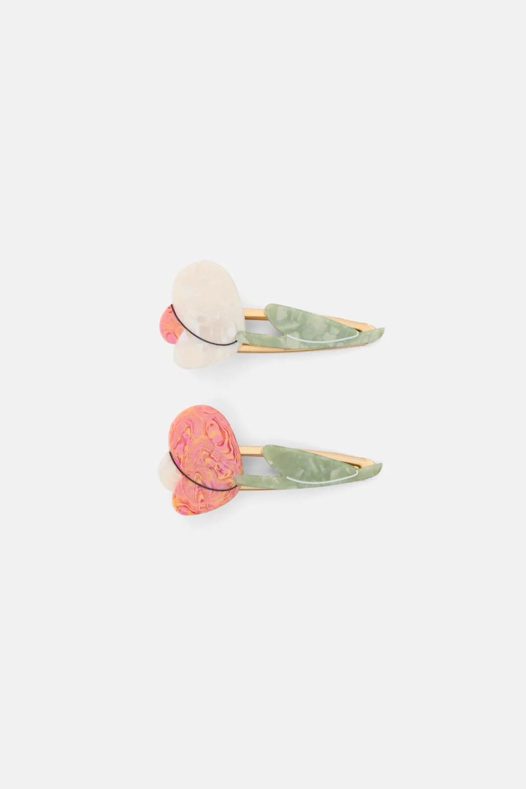 Flower Hair Clip Set X2