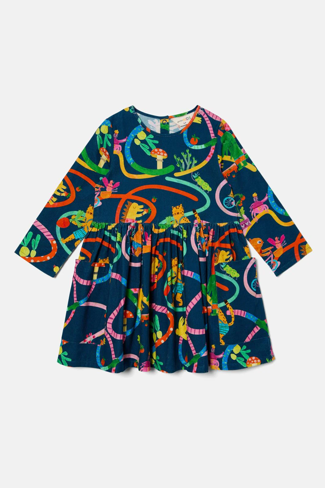 Riding Swirl Kids Dress